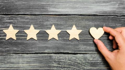 Referenz 5 Sterne mit Herz